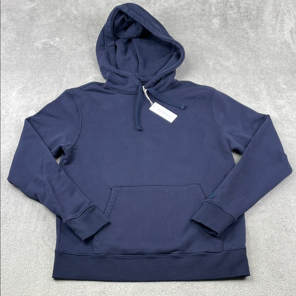 NEW Outerknown S 100% Organic Cotton French‎ Terry Fleece Women's Navy Hoodie